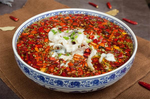 Chongqing Food: boilded fish slices