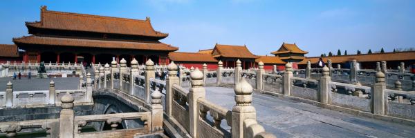 Forbidden City walkway