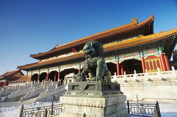 Forbidden City Lion Statue