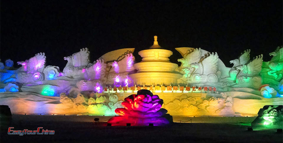 Visit Sun Island on Harbin Ice Festival tour