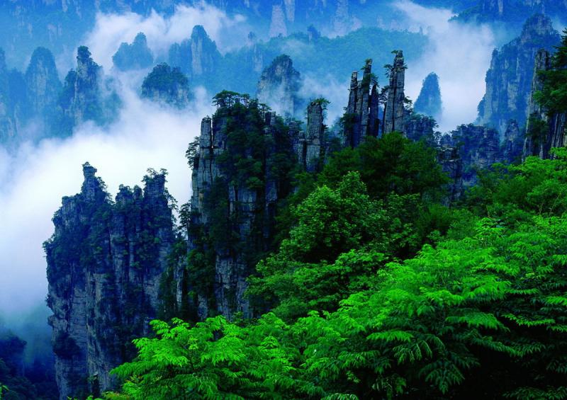 Tianzi Mountains China