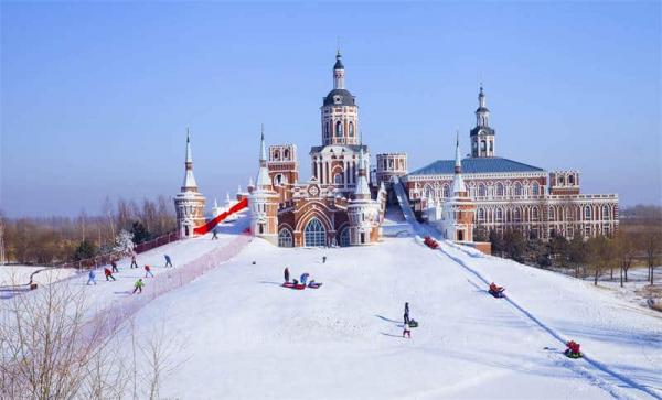 Harbin Volga Manor in snow