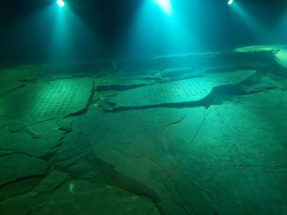 White Crane Ridge Underwater Museum in Chongqing